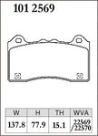 DIXCEL Front Brake Pads – Ford Focus RS (LZ)