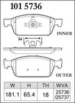 DIXCEL Front Brake Pads – Ford Focus ST (LW / LZ)