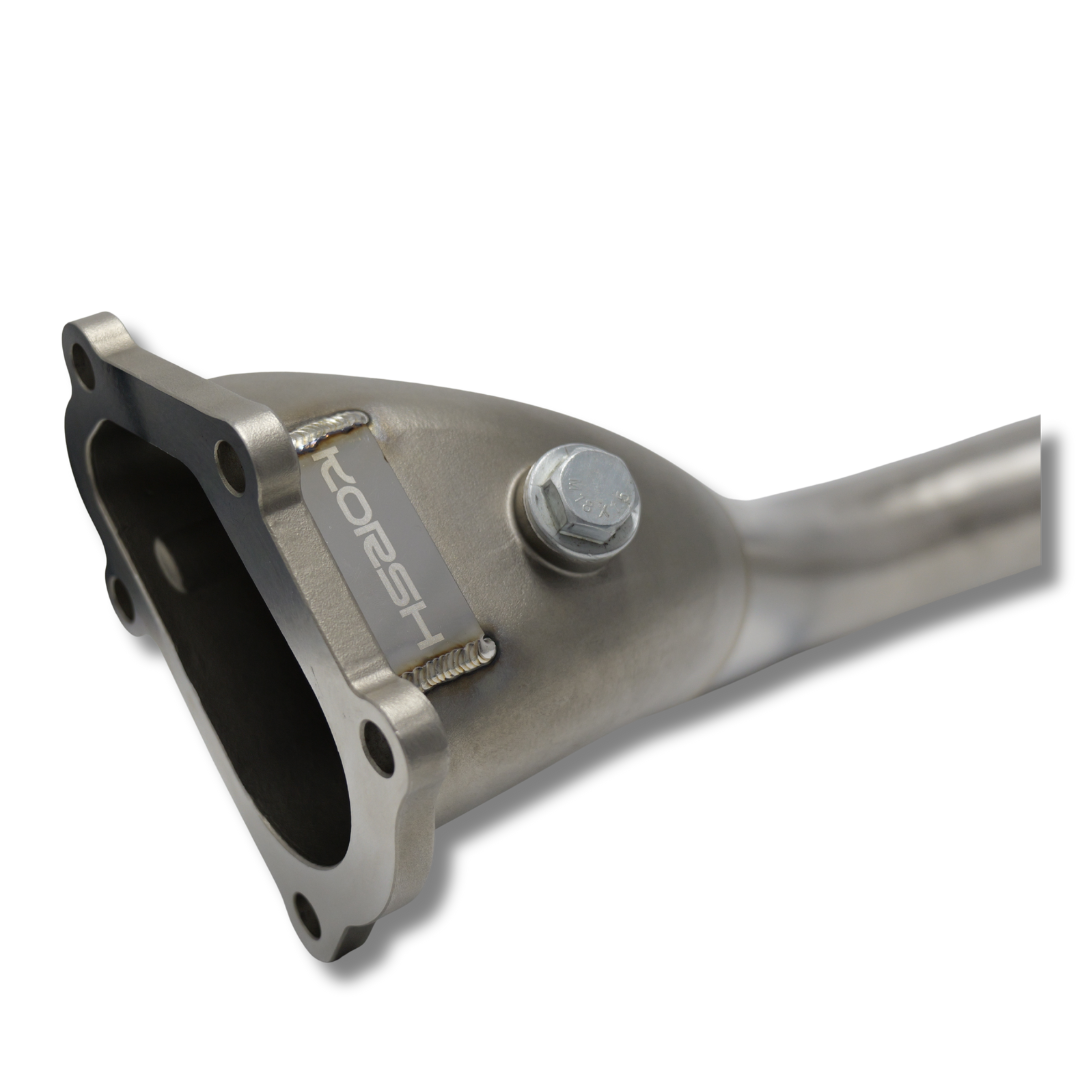 Korsh Subaru WRX 2011-14/STI 2011-2021 Turbo Back Exhaust - Stainless Steel with Titanium Tips