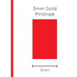 SAAS Pinstripe Solid Red 3mm x 10m 1103 - view 1