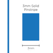 SAAS Pinstripe Solid Medium Blue 3mm x 10m 1104 - view 1