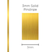 SAAS Pinstripe Solid Gold 3mm x 10m 1106 - view 1