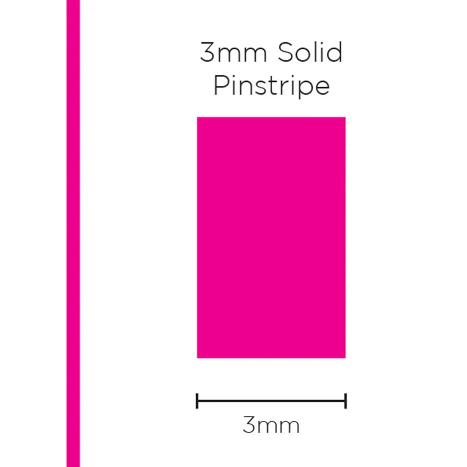 SAAS Pinstripe Solid Pink 3mm x 10m 1111 - view 1