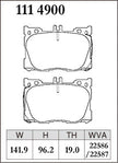 Dixcel Front Brake Pads – Mercedes-Benz GLC200 / GLC220d / GLC300 / GLC350e / GLC43 (X253)