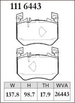 Dixcel Front Brake Pads – Mercedes-Benz GLC350e / GLC43 (X254)