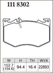 DIXCEL Front Brake Pads – Mercedes-AMG A35 (W177/V177) / CLA35 (C118) / GLA35 (H247) / GLB35 (X247)