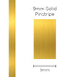 SAAS Pinstripe Solid Gold 9mm x 10m 11306 - view 1