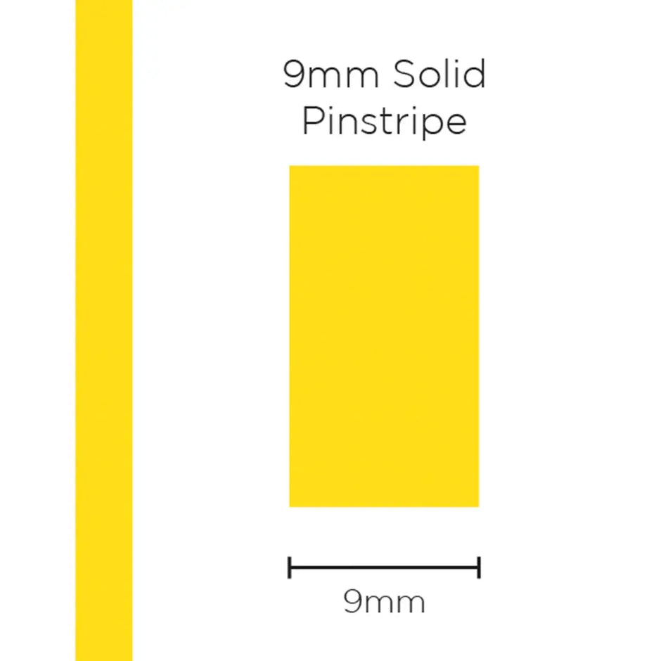 SAAS Pinstripe Solid Yellow 9mm x 10m 11317 - view 1