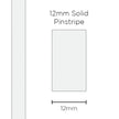 SAAS Pinstripe Solid White 12mm x 10m 11402 - view 1