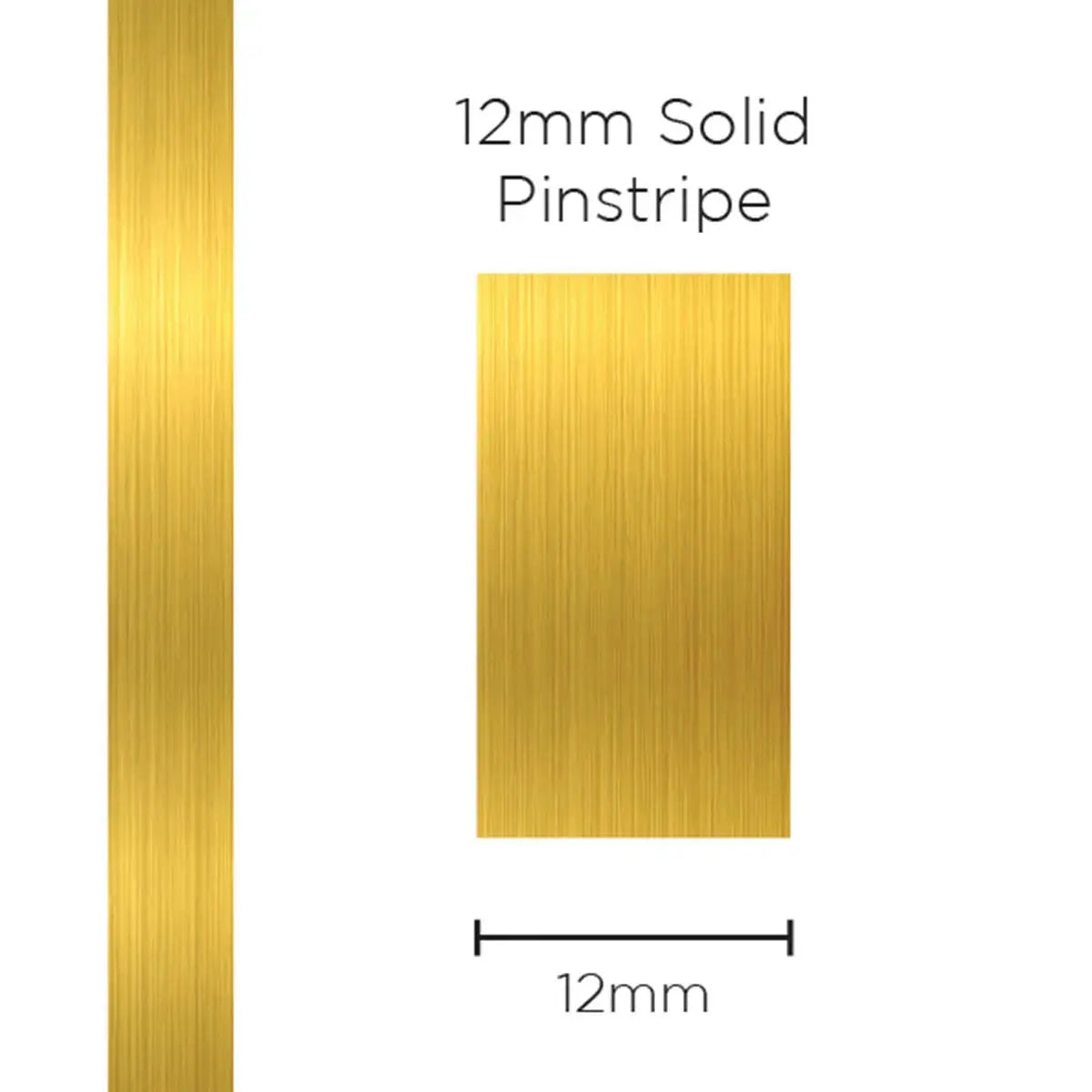 SAAS Pinstripe Solid Gold 12mm x 10m 11406 - view 1