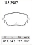 DIXCEL Rear Brake Pads – Mercedes-AMG A45S (W177) / CLA45S (C118) / A35 (W177) / CLA35 (C118) / GLA35 (H247) / GLA45 (H247)