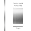 SAAS Pinstripe Solid Chrome Mylar 3mm x 10m 1199 - view 1