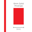 SAAS Pinstripe Solid Red 6mm x 10m 1203 - view 1