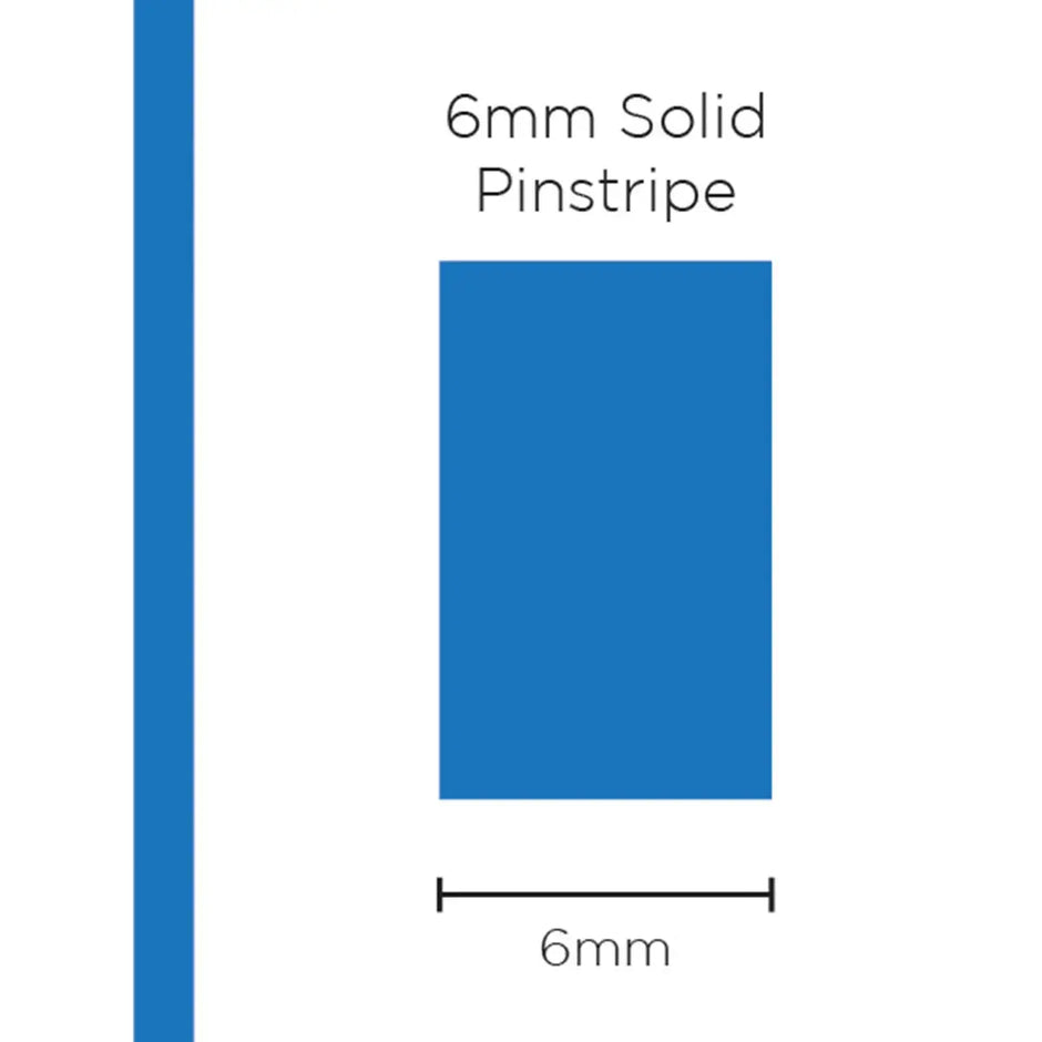 SAAS Pinstripe Solid Medium Blue 6mm x 10m 1204 - view 1