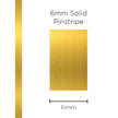 SAAS Pinstripe Solid Gold 6mm x 10m 1206 - view 1
