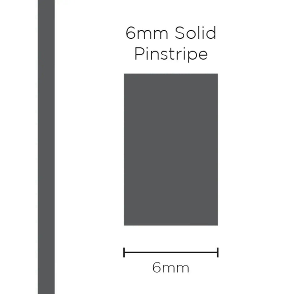 SAAS Pinstripe Solid Charcoal 6mm x 10m 1208 - view 1