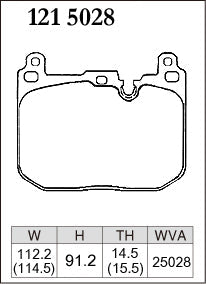 DIXCEL Front Brake Pads - BMW M135i (F40) / M235i (F44) / X2 M35i (F39) / MINI JCW