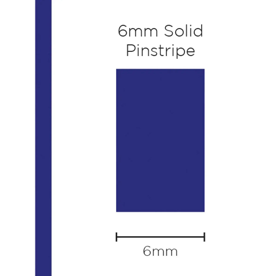 SAAS Pinstripe Solid Dark Blue 6mm x 10m 1215 - view 1