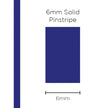 SAAS Pinstripe Solid Dark Blue 6mm x 10m 1215 - view 1