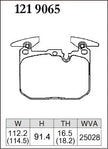 DIXCEL Front Brake Pads – BMW M2 (F87) / M3 (F80) / M4 (F82)