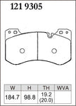 DIXCEL Front Brake Pads – BMW M2 (G87) / M3 (G80) / M4 (G82)