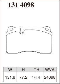 DIXCEL Front Brake Pads – Audi TT RS (8J) / Cupra Leon VZx (KL) / Cupra Formentor VZx (KM)
