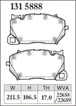 DIXCEL Front Brake Pads - Audi RS6 (C8) / RS7 (C8) / Porsche Cayenne/Cayenne Coupe (9YA/9YB)