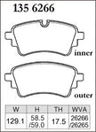 DIXCEL Rear Brake Pads – Audi SQ5 (FY) / SQ7 (4M) / VW Touareg (CR7/RC8)