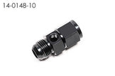 Radium 14-0148-10 Inline 10AN Male to 10AN Female Fitting with 1/8