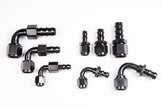 Radium 14-0201 PushLok Hose End, 6AN Straight