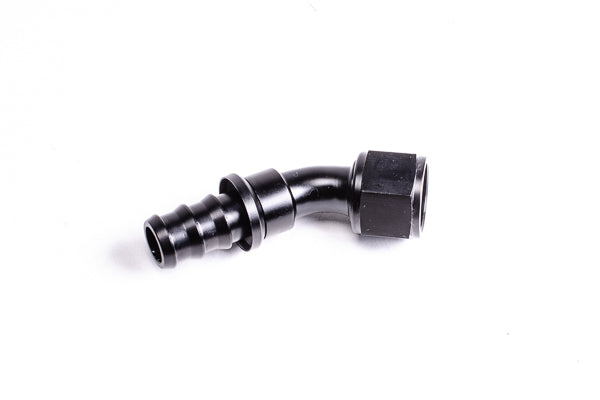 Radium 14-0207 PushLok Hose End, 8AN 45°