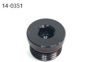 Radium 14-0351 10AN ORB Plug, Round Internal Hex