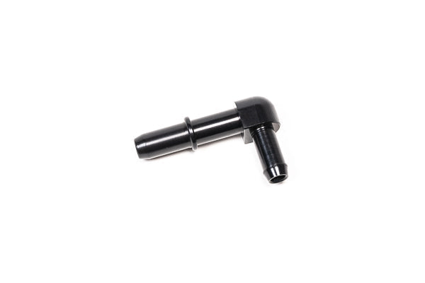Radium 3/8" SAE Male to 90° 5/16" Barb Fitting