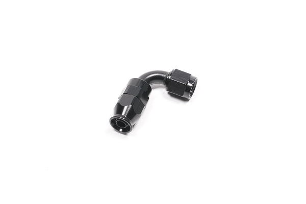 Radium 14-0633 PTFE Hose End, 6AN 90°, Black