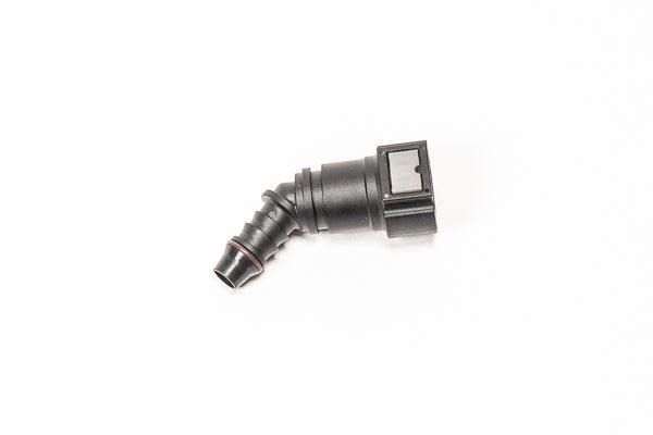 Radium 10mm SAE Female to 45° 3/8" Barb Fitting