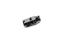 Radium 10AN Hose End, Straight, PTFE, Black
