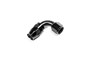 Radium 10AN Hose End, 90°, PTFE, Black