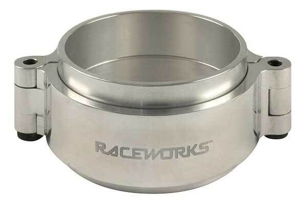 Raceworks Aluminium Clamshell Intercooler Pipe Clamp Polished