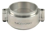 Raceworks Aluminium Clamshell Intercooler Pipe Clamp Polished