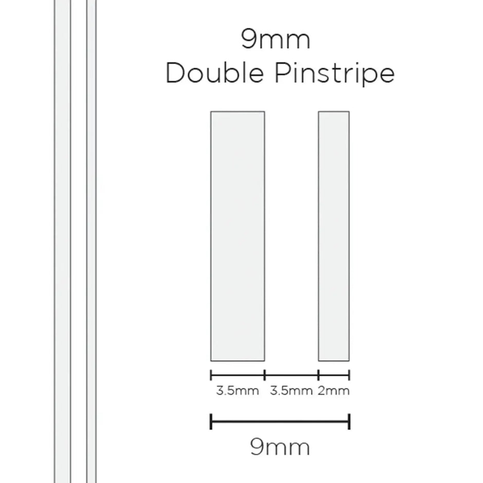 SAAS Pinstripe Double White 9mm x 10m 1502 - view 1
