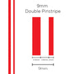 SAAS Pinstripe Double Red 9mm x 10m 1503 - view 1