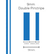 SAAS Pinstripe Double Medium Blue 9mm x 10m 1504 - view 1