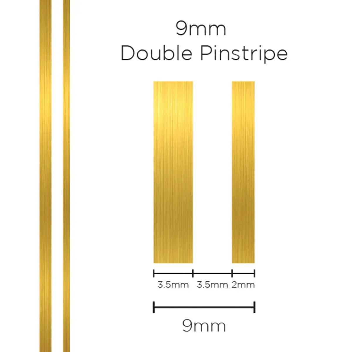 SAAS Pinstripe Double Gold 9mm x 10m 1506 - view 1