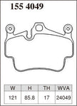 DIXCEL Front Brake Pads - Porsche 911 (996/997) / 911 Turbo / GT3 / Boxster S (986/987)