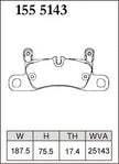 DIXCEL Rear Brake Pads - Porsche Cayenne (92A/E3) / 718 Boxster / Cayman GTS 4.0 (982)