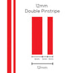 SAAS Pinstripe Double Red 12mm x 10m 1603 - view 1
