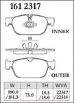 Dixcel Front Brake Pads - Polestar 2 / Volvo S60 / S90 / V60 / V90
