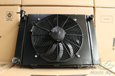 Holden VN-VP-VR-VS V8 Full Alloy Performance Manual Radiator, Custom Shroud & Spal 16