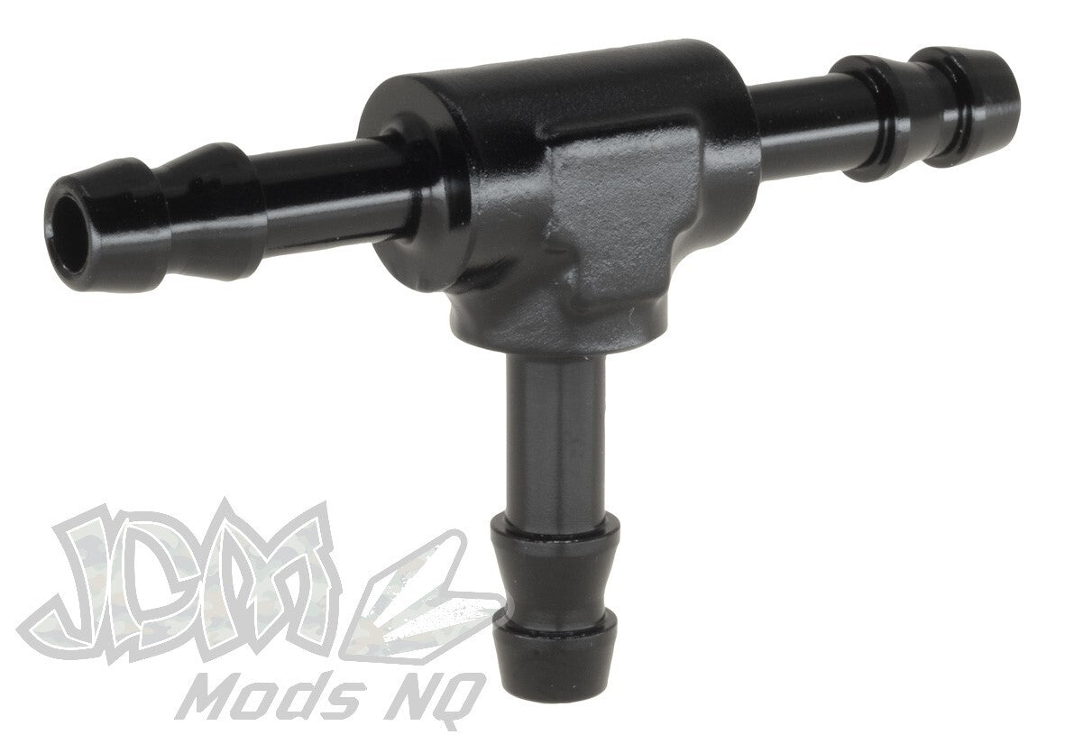 Raceworks Aluminium Hose Barb Fitting Tee