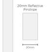 SAAS Pinstripe Reflective White 20mm x 1m 1700 - view 1